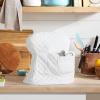 imageKITCHENAID Fitted TiltHead Solid Stand Mixer Cover with Storage Pocket Quilted 100 Cotton Onyx Black 144quotx18quotx10quotWhite