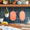 imageKitchenAid Asteroid Pot Holder 2Pack Set Boysenberry Purple 65quotx10quotBird of Paradise