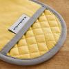 imageKitchenAid Asteroid Pot Holder 2Pack Set Boysenberry Purple 65quotx10quotButtercup Yellow
