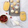 imageKitchenAid Asteroid Pot Holder 2Pack Set Boysenberry Purple 65quotx10quotButtercup Yellow