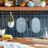 imageKitchenAid Asteroid Pot Holder 2Pack Set Boysenberry Purple 65quotx10quotFog Blue