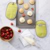 imageKitchenAid Asteroid Pot Holder 2Pack Set Boysenberry Purple 65quotx10quotKyoto Glow Yellow