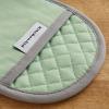 imageKitchenAid Asteroid Pot Holder 2Pack Set Boysenberry Purple 65quotx10quotPistachio Green
