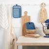 imageKitchenAid Beacon TwoTone NonSlip Pot Holder Set PistachioGraphite Green 7quotx10quot 2 PieceBlue VelvetBlue Heaven