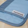 imageKitchenAid Beacon TwoTone NonSlip Pot Holder Set PistachioGraphite Green 7quotx10quot 2 PieceBlue VelvetBlue Heaven