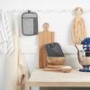 imageKitchenAid Beacon TwoTone NonSlip Pot Holder Set PistachioGraphite Green 7quotx10quot 2 PieceCool GreyFrost Grey