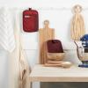 imageKitchenAid Beacon TwoTone NonSlip Pot Holder Set PistachioGraphite Green 7quotx10quot 2 PieceSmoked Paprika