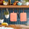 imageKitchenAid Ribbed Soft Silicone Pot Holder Set Ocean Drive 7quotx9quotBird of Paradise