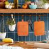 imageKitchenAid Ribbed Soft Silicone Pot Holder Set Ocean Drive 7quotx9quotHoney