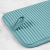 imageKitchenAid Ribbed Soft Silicone Pot Holder Set Ocean Drive 7quotx9quotMineral Water Aqua