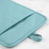 imageKitchenAid Ribbed Soft Silicone Pot Holder Set Ocean Drive 7quotx9quotMineral Water Aqua