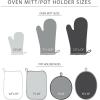imageKitchenAid Ribbed Soft Silicone Pot Holder Set Ocean Drive 7quotx9quotSmoked Paprika