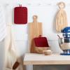 imageKitchenAid Ribbed Soft Silicone Pot Holder Set Ocean Drive 7quotx9quotSmoked Paprika