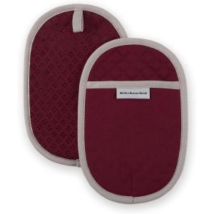 imageKitchenAid Asteroid Pot Holder 2Pack Set Boysenberry Purple 65quotx10quotBoysenberry Purple