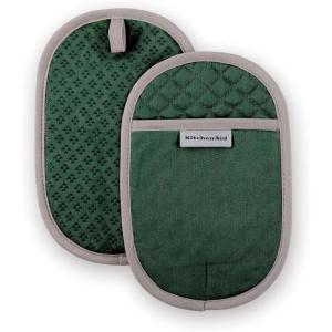 imageKitchenAid Asteroid Pot Holder 2Pack Set Boysenberry Purple 65quotx10quotDark Green