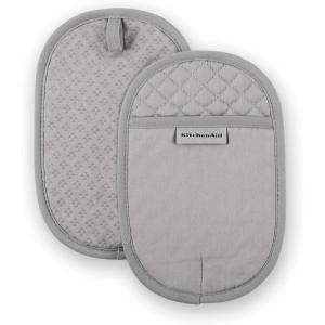 imageKitchenAid Asteroid Pot Holder 2Pack Set Boysenberry Purple 65quotx10quotGray