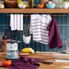 imageKitchenAid Albany Kitchen Towel 4Pack Set Dried RoseWhite 16quotx26quotBeet