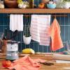 imageKitchenAid Albany Kitchen Towel 4Pack Set Dried RoseWhite 16quotx26quotBird of Paradise