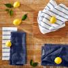 imageKitchenAid Albany Kitchen Towel 4Pack Set Dried RoseWhite 16quotx26quotBlue Willow