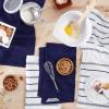 imageKitchenAid Albany Kitchen Towel 4Pack Set Dried RoseWhite 16quotx26quotCobalt