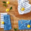 imageKitchenAid Albany Kitchen Towel 4Pack Set Dried RoseWhite 16quotx26quotCornflower