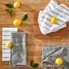 imageKitchenAid Albany Kitchen Towel 4Pack Set Dried RoseWhite 16quotx26quotGrey