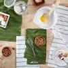 imageKitchenAid Albany Kitchen Towel 4Pack Set Dried RoseWhite 16quotx26quotMatcha