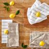 imageKitchenAid Albany Kitchen Towel 4Pack Set Dried RoseWhite 16quotx26quotMilkshake
