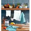 imageKitchenAid Albany Kitchen Towel 4Pack Set Dried RoseWhite 16quotx26quotMineral Water AquaWhite