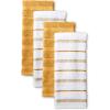 imageKitchenAid Albany Kitchen Towel 4Pack Set Dried RoseWhite 16quotx26quotOrange Sorbet