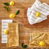 imageKitchenAid Albany Kitchen Towel 4Pack Set Dried RoseWhite 16quotx26quotOrange Sorbet
