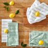 imageKitchenAid Albany Kitchen Towel 4Pack Set Dried RoseWhite 16quotx26quotPistachio