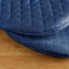 imageKitchenAid Asteroid Mini Oven Mitt 55quotx8quot Honey 2 CountBlue Willow