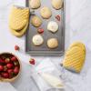 imageKitchenAid Asteroid Mini Oven Mitt 55quotx8quot Honey 2 CountButtercup Yellow