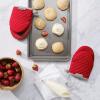 imageKitchenAid Asteroid Mini Oven Mitt 55quotx8quot Honey 2 CountFire Red