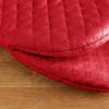 imageKitchenAid Asteroid Mini Oven Mitt 55quotx8quot Honey 2 CountFire Red