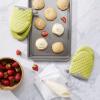 imageKitchenAid Asteroid Mini Oven Mitt 55quotx8quot Honey 2 CountKyoto Glow Yellow
