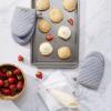 imageKitchenAid Asteroid Mini Oven Mitt 55quotx8quot Honey 2 CountLavender Cream
