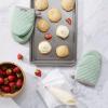 imageKitchenAid Asteroid Mini Oven Mitt 55quotx8quot Honey 2 CountMineral Water Aqua