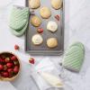 imageKitchenAid Asteroid Mini Oven Mitt 55quotx8quot Honey 2 CountPistachio Green