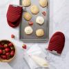 imageKitchenAid Asteroid Mini Oven Mitt 55quotx8quot Honey 2 CountSmoked Paprika Red