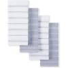 imageKitchenAid Albany Kitchen Towel 4Pack Set Dried RoseWhite 16quotx26quotLavender Cream