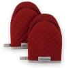imageKitchenAid Asteroid Mini Oven Mitt 55quotx8quot Honey 2 CountSmoked Paprika Red