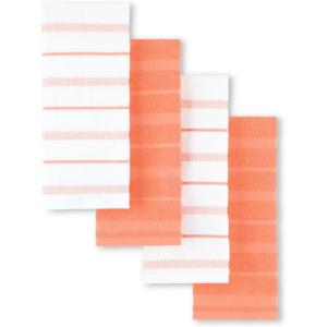imageKitchenAid Albany Kitchen Towel 4Pack Set Dried RoseWhite 16quotx26quotBird of Paradise