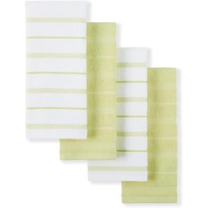 imageKitchenAid Albany Kitchen Towel 4Pack Set Dried RoseWhite 16quotx26quotKyoto Glow