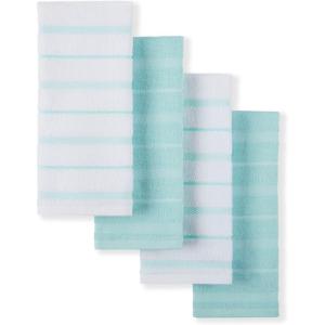 imageKitchenAid Albany Kitchen Towel 4Pack Set Dried RoseWhite 16quotx26quotMineral Water