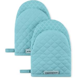 imageKitchenAid Asteroid Mini Oven Mitt 55quotx8quot Honey 2 CountMineral Water