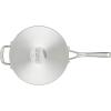 imageKitchenAid 3Ply Base Brushed Stainless Steel Deep Saute Pan with Helper Handle and Lid 45 QuartBrushed Stainless Steel