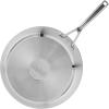 imageKitchenAid 3Ply Base Brushed Stainless Steel Nonstick Fry PanSkillet 12 InchGray