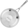 imageKitchenAid 3Ply Base Brushed Stainless Steel Nonstick Fry PanSkillet 12 InchStainless Steel